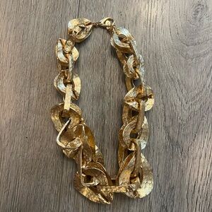 Zara gold necklace rustic